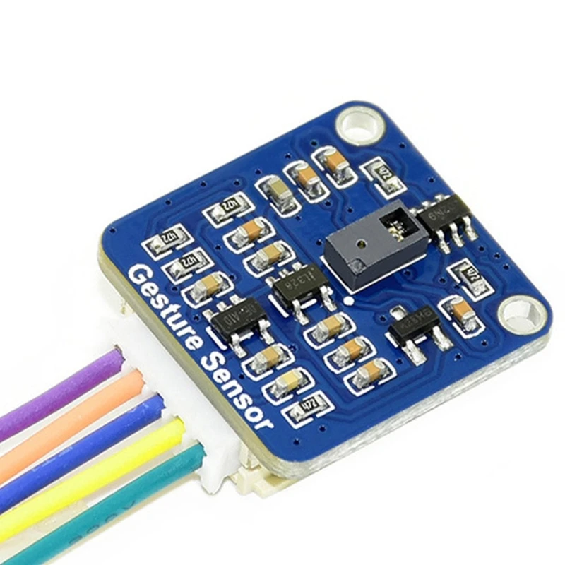 Модуль датчика распознавания жестов PAJ7620U2, интерфейс I2C для Raspberry Pi 4B/3B/STM32/UNOR3, 9 видов жестов
Модуль датчика распознавания жестов PAJ7620U2, интерфейс I2C для Raspberry Pi 4B/3B/STM32/UNOR3, 9 видов жестов
