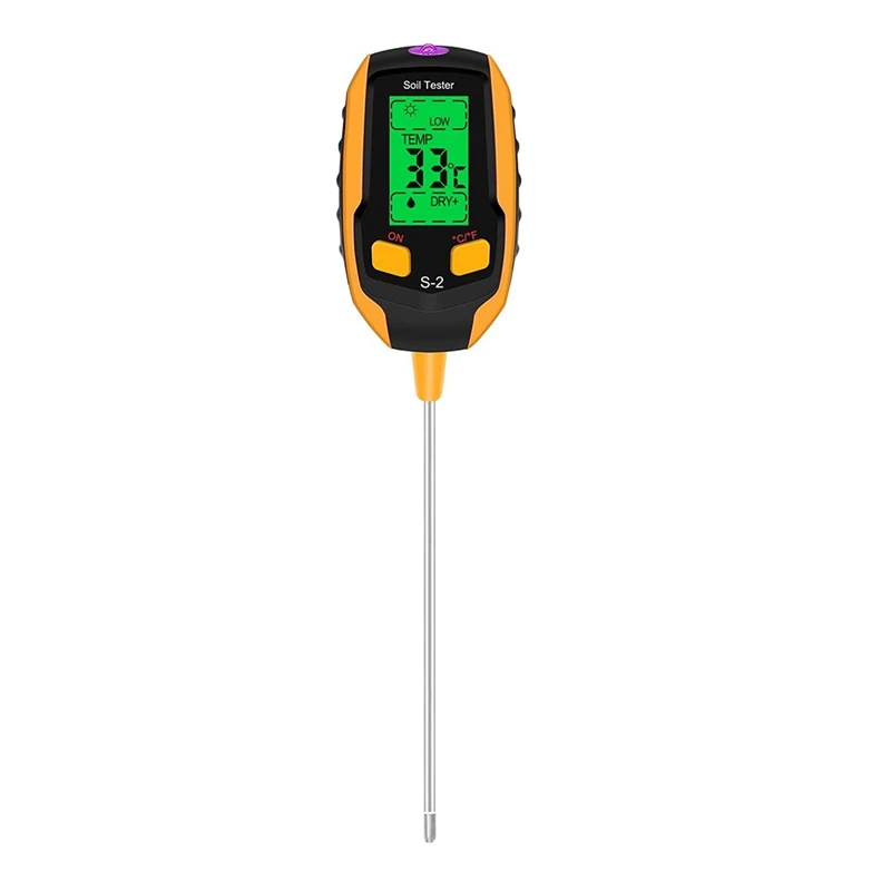 Upgraded Soil PH Meter, 5-In-1 Soil Tester Moisture, Digital Plant Thermometer Test, Moisture Meter Light And PH Tester
Upgraded Soil PH Meter, 5-In-1 Soil Tester Moisture, Digital Plant Thermometer Test, Moisture Meter Light And PH Tester