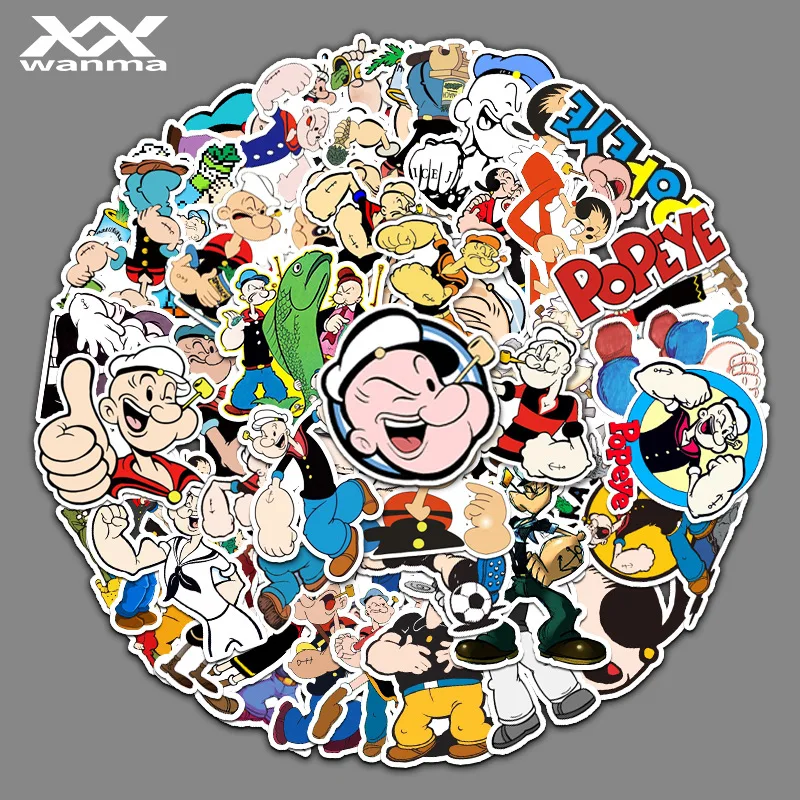 50pcs Creative kawaii Adhensive Cartoon Popeye Stickers Beautiful Stickers Decorative Graffiti Sticker DIY Craft Photo Albums
50pcs Creative kawaii Adhensive Cartoon Popeye Stickers Beautiful Stickers Decorative Graffiti Sticker DIY Craft Photo Albums