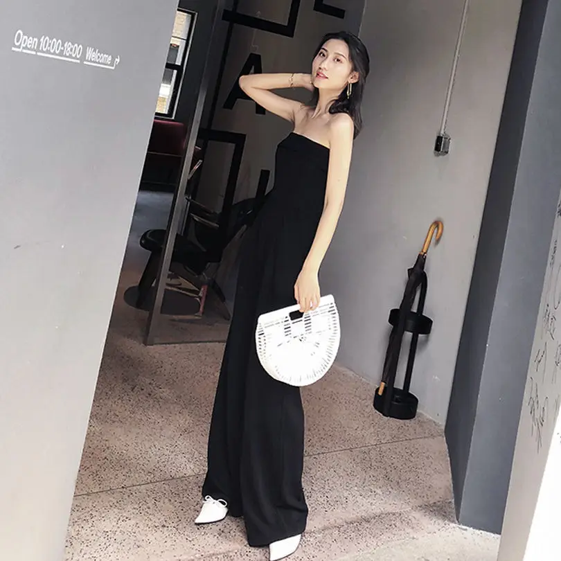Women 2021 Summer New Sexy Off Shoulder Backless Rompers Female Slash Neck Elegant Long Overalls Solid Color Lady Jumpsuit Y133
Women 2021 Summer New Sexy Off Shoulder Backless Rompers Female Slash Neck Elegant Long Overalls Solid Color Lady Jumpsuit Y133
