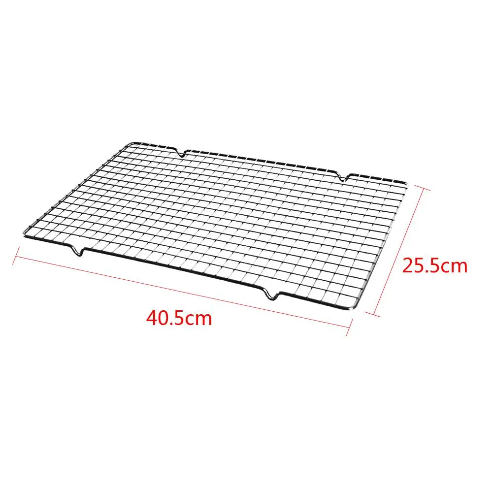 Stainless Steel Wire Grid Cooling Cake Food Rack Oven Safe Kitchen Baking Pizza Bread Barbecue Holder Shelf Net
Stainless Steel Wire Grid Cooling Cake Food Rack Oven Safe Kitchen Baking Pizza Bread Barbecue Holder Shelf Net
