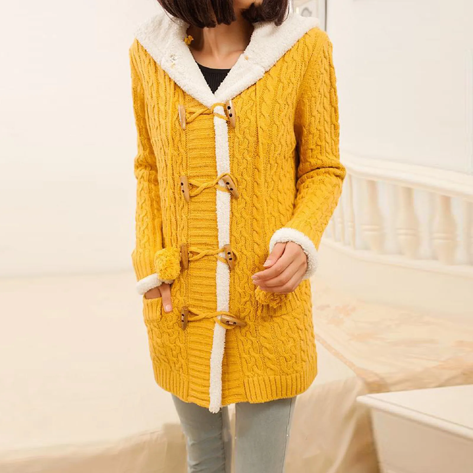 Winter Sweater Women Overcoat Girls Tops Knitting Vintage Long Sleeve Autumn Elegant Female Knitted Outerwear Warm Sweater d6
Winter Sweater Women Overcoat Girls Tops Knitting Vintage Long Sleeve Autumn Elegant Female Knitted Outerwear Warm Sweater d6