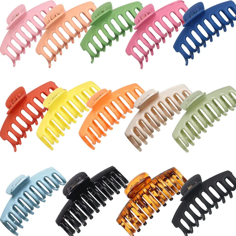 Hot-selling 11Cm Large Grab Clip Acrylic Grab Bath Accessories for Women Plate Shark Clip Vertical Clip Casual Hair Claws
Hot-selling 11Cm Large Grab Clip Acrylic Grab Bath Accessories for Women Plate Shark Clip Vertical Clip Casual Hair Claws