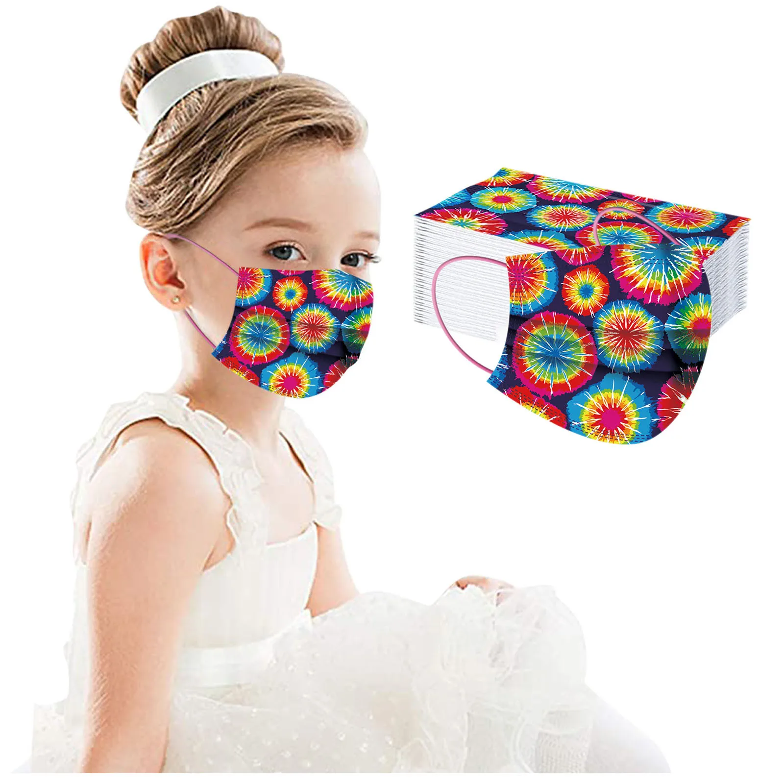 50pc Child Flower Prints Disposable Face Mask Kids Mask Industrial 3ply Dustproof Filter Pm2.5 Mask Earloop Bandage Masque
50pc Child Flower Prints Disposable Face Mask Kids Mask Industrial 3ply Dustproof Filter Pm2.5 Mask Earloop Bandage Masque