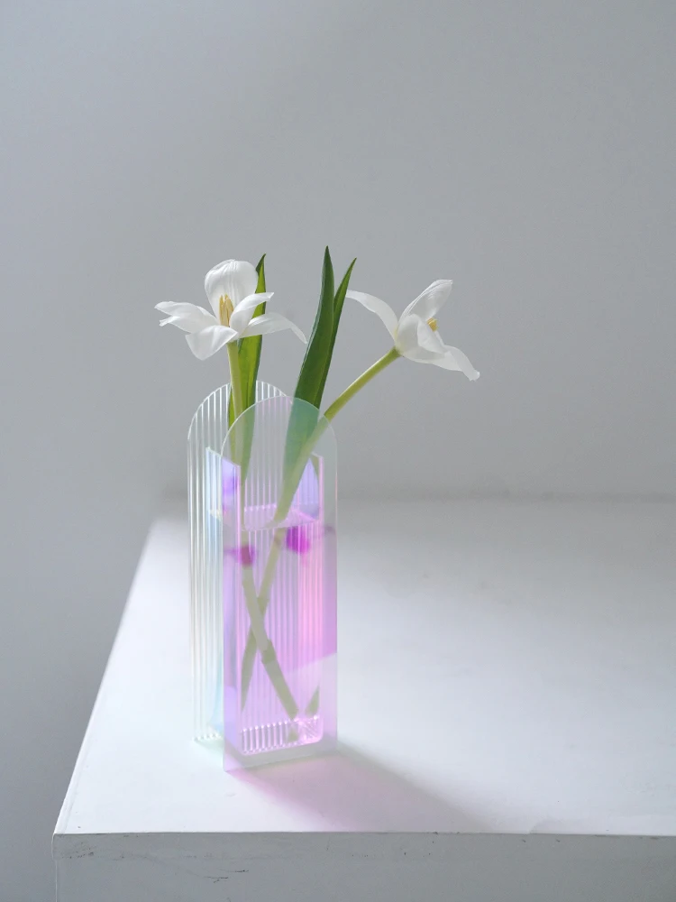 Creative Acrylic Vase Tabletop Colorful Geometric Terrarium Hydroponic Dry Flower Vases Office Home Decoration Accessories
Creative Acrylic Vase Tabletop Colorful Geometric Terrarium Hydroponic Dry Flower Vases Office Home Decoration Accessories