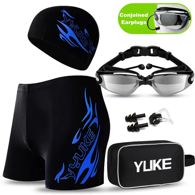 Men's Swimming Set Swim Trunks Glasses Cap Carry Bag Plus Size Swimwear Men Swimsuit Bathing Suit Beach Boxer Shorts 2020 Newest
Men's Swimming Set Swim Trunks Glasses Cap Carry Bag Plus Size Swimwear Men Swimsuit Bathing Suit Beach Boxer Shorts 2020 Newest