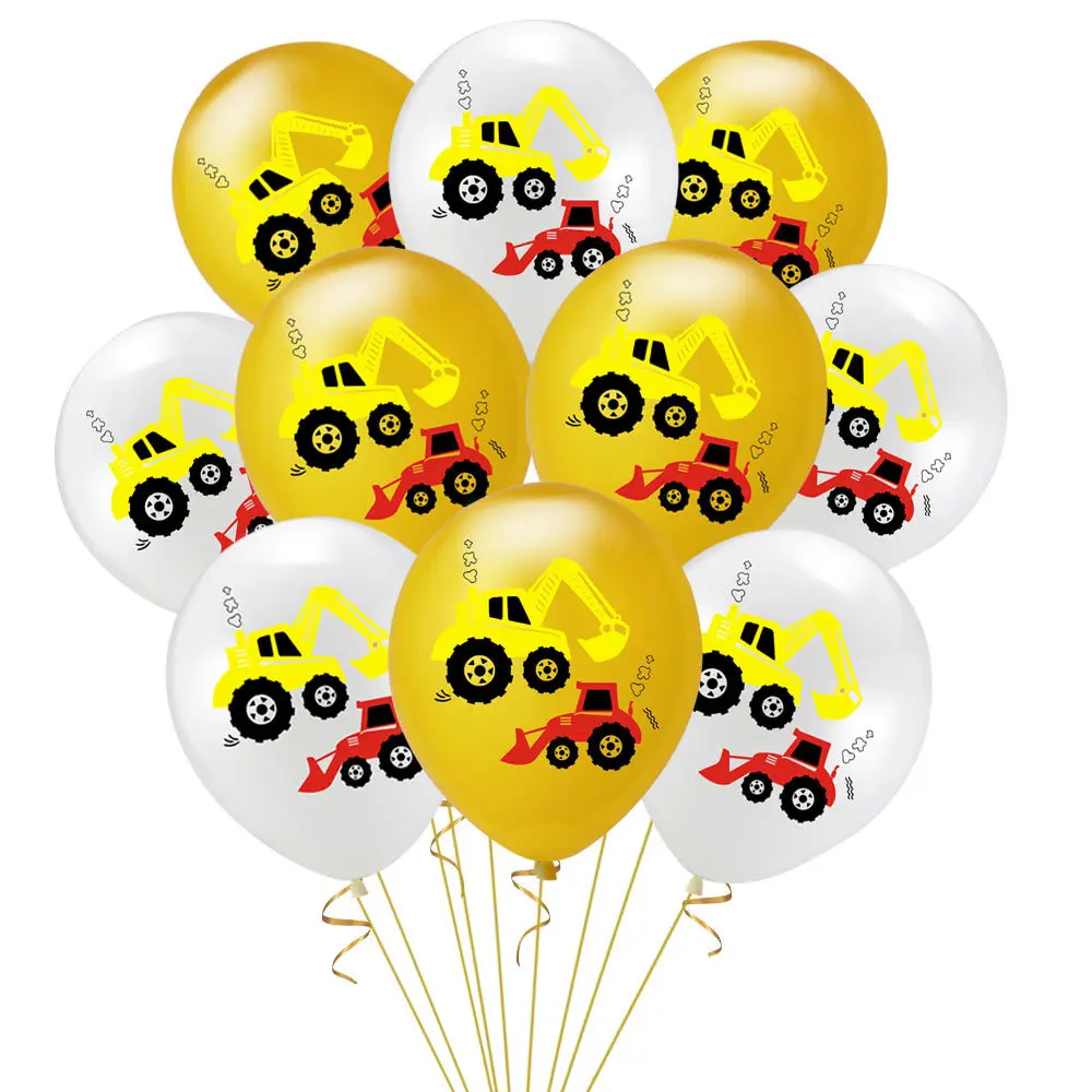 10pcs12-Inch Color Excavator Rubber Balloons Engineering Car Theme Anniversary Birthday Party Decoration Supplies Baby Shower
10pcs12-Inch Color Excavator Rubber Balloons Engineering Car Theme Anniversary Birthday Party Decoration Supplies Baby Shower