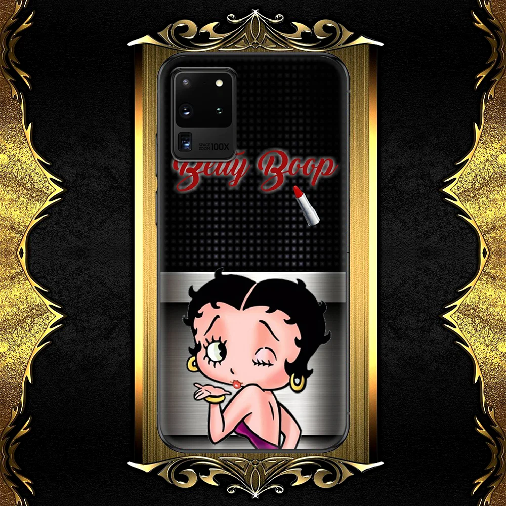 Betty Boop Fashion Brand Cartoon Phone Case For Samsung Galaxy S 6 7 8 9 10 E 20 UITRA FE 21 Edge Note 8 9 10 Plus black Funda
Betty Boop Fashion Brand Cartoon Phone Case For Samsung Galaxy S 6 7 8 9 10 E 20 UITRA FE 21 Edge Note 8 9 10 Plus black Funda