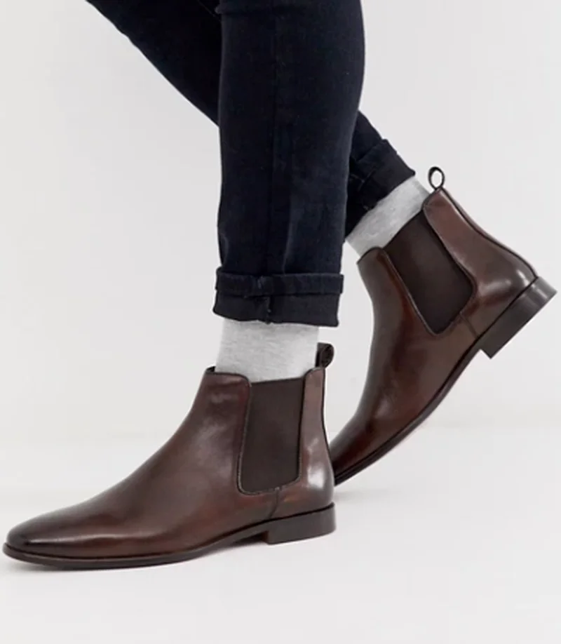 2021 Spring and Autumn Brown New High-top Pu Leather Boots Classic Trend Casual Martin Chelsea Boots Everyday Wild HL097
2021 Spring and Autumn Brown New High-top Pu Leather Boots Classic Trend Casual Martin Chelsea Boots Everyday Wild HL097