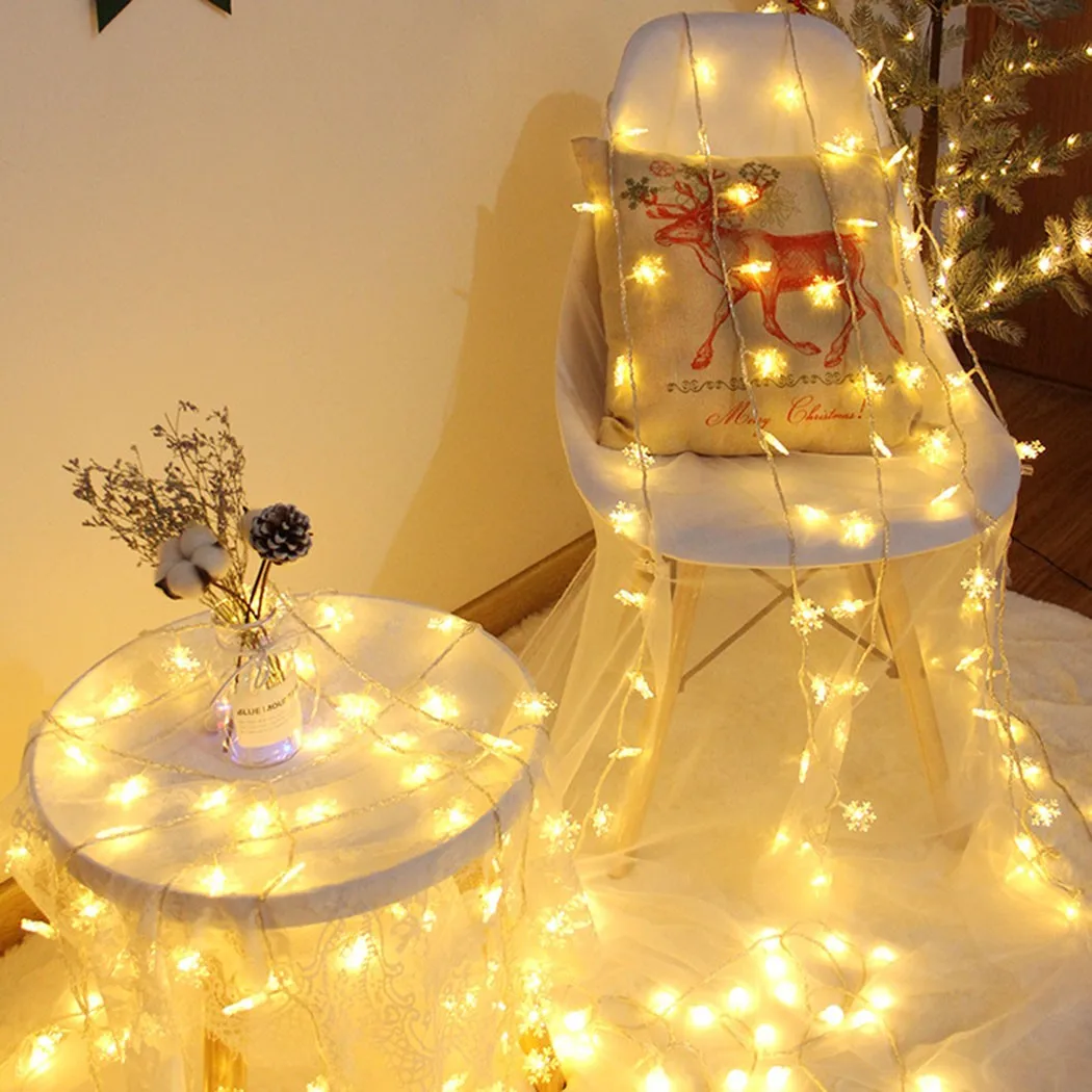 Snowflake Fairy String Lights 6M 40LED Waterproof Garden Outdoor Party Decor Christmas Tree Lights Snowflake Lights String Light
Snowflake Fairy String Lights 6M 40LED Waterproof Garden Outdoor Party Decor Christmas Tree Lights Snowflake Lights String Light