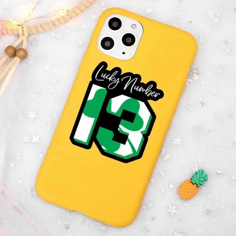 Lucky Number 13 Phone Case Candy Color Yellow for iPhone 11 12 pro XS MAX 8 7 6 6S Plus X 5S SE 2020 XR
Lucky Number 13 Phone Case Candy Color Yellow for iPhone 11 12 pro XS MAX 8 7 6 6S Plus X 5S SE 2020 XR