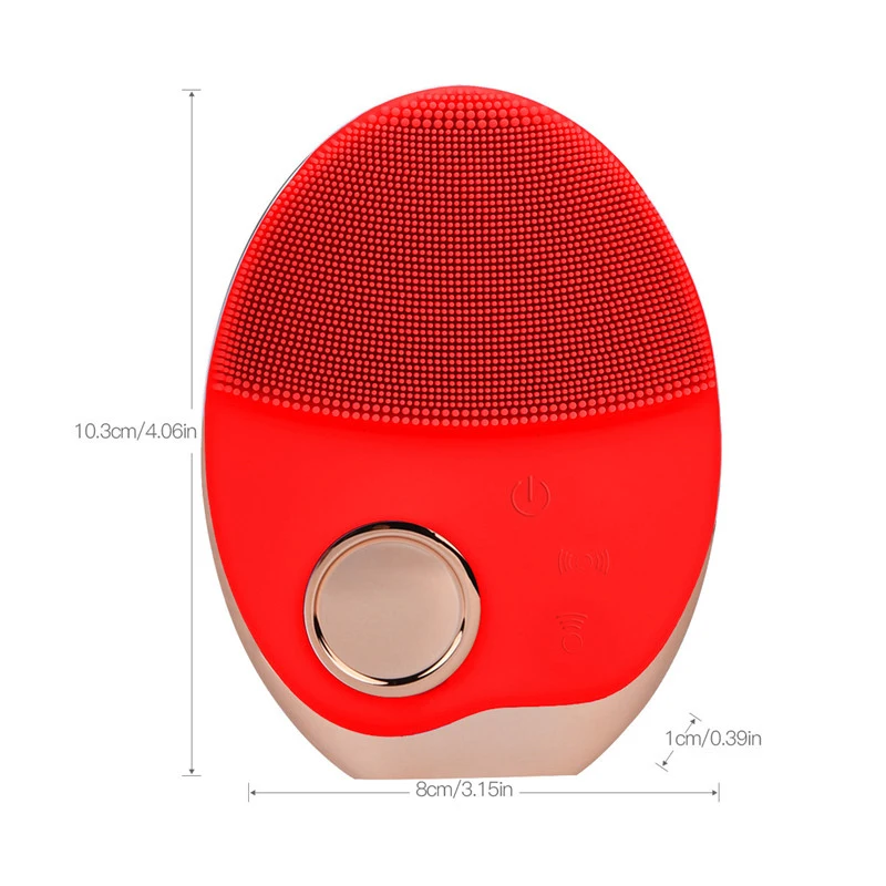 Ckeyin Mini Electric Ultrasonic Wireless Facial Cleansing Brush Phototherapy Silicone Rechargeable Face Waterproof Massager 40
Ckeyin Mini Electric Ultrasonic Wireless Facial Cleansing Brush Phototherapy Silicone Rechargeable Face Waterproof Massager 40