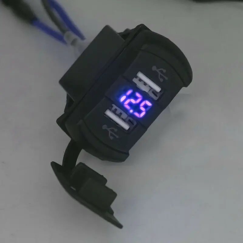 Universal 12V Car Truck Boat UTV Blue LED Dual USB Charger Digital Voltmeter Rocker Switch Fit IPhone Amsung Car Accessories
Universal 12V Car Truck Boat UTV Blue LED Dual USB Charger Digital Voltmeter Rocker Switch Fit IPhone Amsung Car Accessories