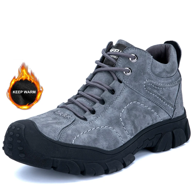 large size mens casual steel toe caps work safety boots cow leather warm cotton winter shoes outdoor platform security snow bota
large size mens casual steel toe caps work safety boots cow leather warm cotton winter shoes outdoor platform security snow bota