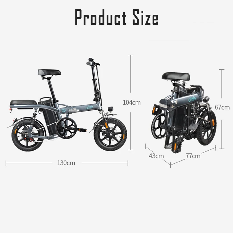 14 Inch Folding Electric Bicycle 350W Motor 48V 20Ah Lithium Battery Maximum Speed 25km/h Electric Bike
14 Inch Folding Electric Bicycle 350W Motor 48V 20Ah Lithium Battery Maximum Speed 25km/h Electric Bike