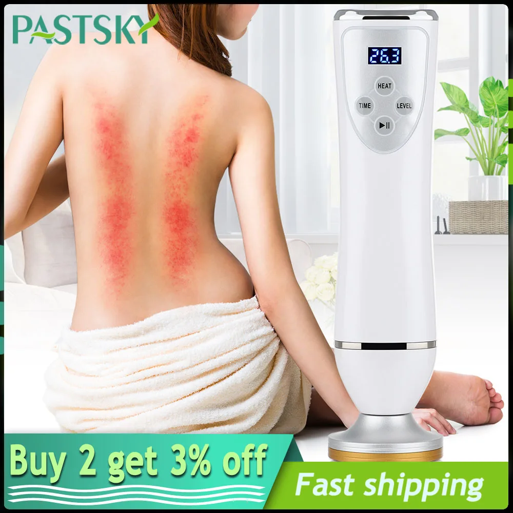 PASTSKY Electric Gua Sha Heating Timing Scraping Wireless Cupping and Scraping Three-speed Portable Meridian Body Massage
PASTSKY Electric Gua Sha Heating Timing Scraping Wireless Cupping and Scraping Three-speed Portable Meridian Body Massage