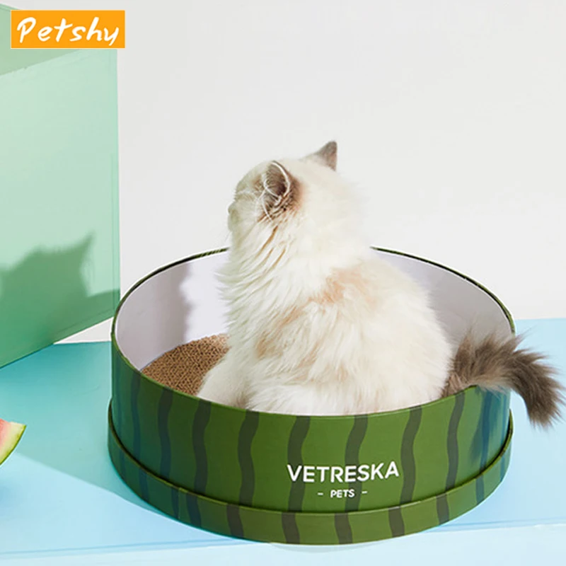 Petshy новых кошка скребок игрушки гофрированный Бумага и когтеточки для кошек