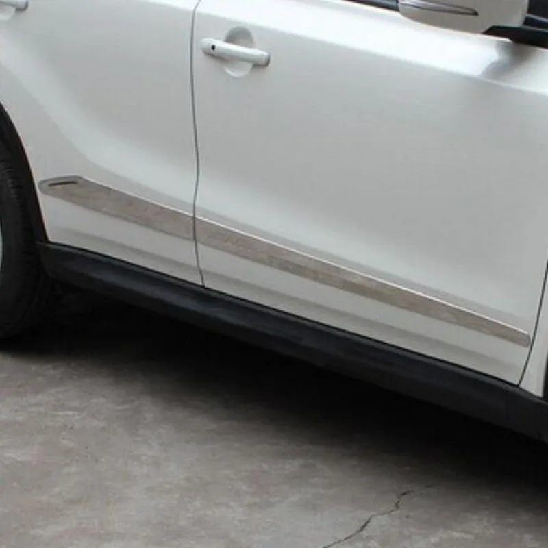 Tonlinker наклейка на корпус автомобиля дверь Противоскользящий чехол s для SUZUKI Vitara 2016 Стайлинг 4 шт. из