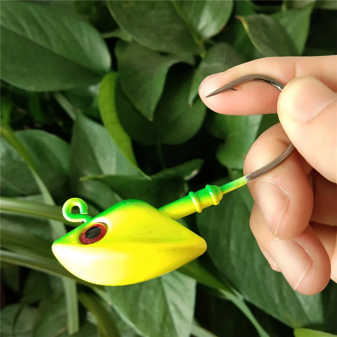 Swolfy 4pcs 60g Fish Head Hook Jig Head Hook Fish Lead Hook Jig Head Fishing Hook Lure Hook Fishing Tackle Hook
Swolfy 4pcs 60g Fish Head Hook Jig Head Hook Fish Lead Hook Jig Head Fishing Hook Lure Hook Fishing Tackle Hook