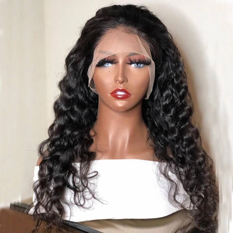 200% Deep Wave 13x6 Lace Front Human Hair Wigs Ponytail 360 Frontal Wig for Black Women Pre Plucked Natural Color Glueless Remy
200% Deep Wave 13x6 Lace Front Human Hair Wigs Ponytail 360 Frontal Wig for Black Women Pre Plucked Natural Color Glueless Remy