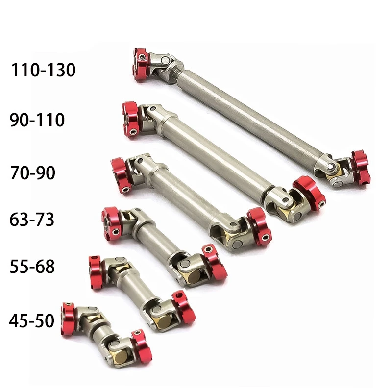 2x RC Model Metal Flange Head Transmission Shaft CVD for 1/14 Tamiya SCX10 D90 RC4WD AXIAL(63-73mm&110-130mm)
2x RC Model Metal Flange Head Transmission Shaft CVD for 1/14 Tamiya SCX10 D90 RC4WD AXIAL(63-73mm&110-130mm)