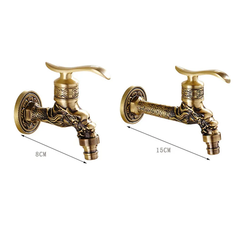 Decorative Brass Outdoor Faucet Garden Bibcock Tap Antique Retro Bathroom Washing Machine Faucet Balcony Antique Mop Taps Luxury
Decorative Brass Outdoor Faucet Garden Bibcock Tap Antique Retro Bathroom Washing Machine Faucet Balcony Antique Mop Taps Luxury