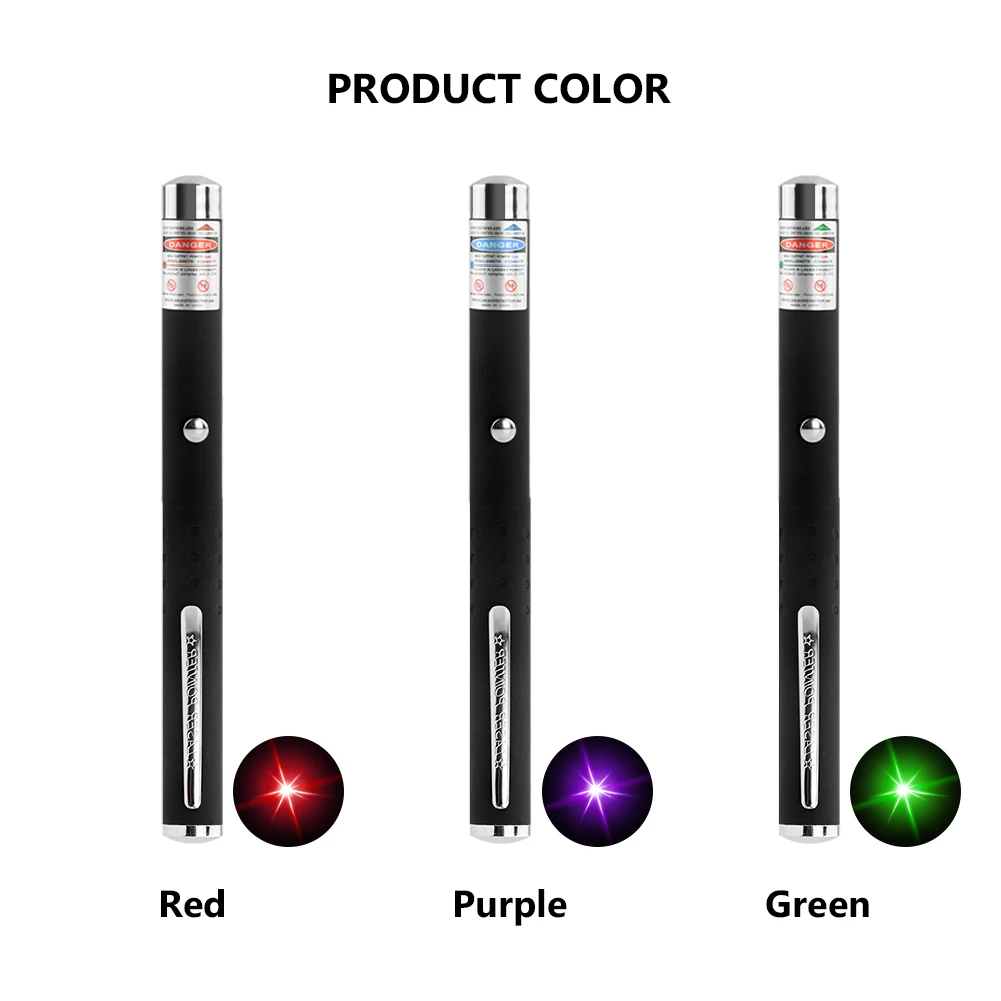 

Laser Sight Pointer 5MW High Power Green Blue-violet Red Dot Laser Light Pen Powerful Laser Meter 405nm 530nm 650nm Lazer Pen