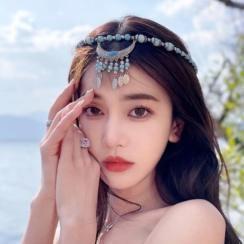 Ethnic style Collar Women Handmade Color Bead Pendant Necklace Female Headdress Clavicle Chain Hair Accessories Jewelry
Ethnic style Collar Women Handmade Color Bead Pendant Necklace Female Headdress Clavicle Chain Hair Accessories Jewelry