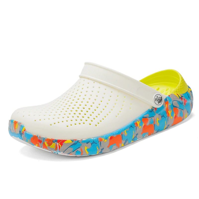 Men's Summer Crocse Clogs EVA Casual Beach Shoes Slip On LiteRidere Medical Slippers Male Soft Man Sandals
Men's Summer Crocse Clogs EVA Casual Beach Shoes Slip On LiteRidere Medical Slippers Male Soft Man Sandals