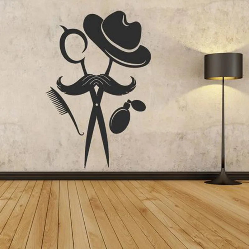 Barber Shop Wall Sticker Shop Decor Scissors Comb Pattern Wall Decals Modern Decoration Waterproof Hair Salon Sign Posters A227
Barber Shop Wall Sticker Shop Decor Scissors Comb Pattern Wall Decals Modern Decoration Waterproof Hair Salon Sign Posters A227