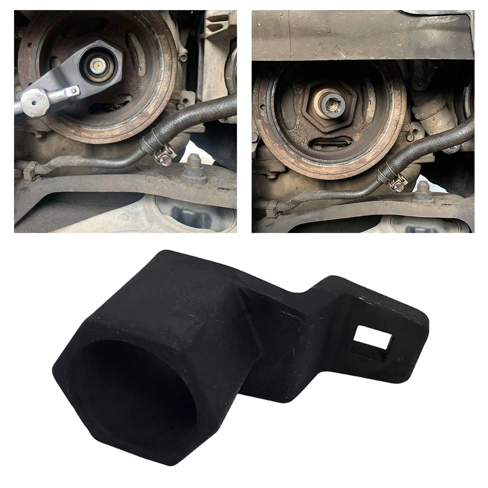 2in 50mm Crank Damper Pulley Holding Wrench Socket Portable for Honda Tool Holder
2in 50mm Crank Damper Pulley Holding Wrench Socket Portable for Honda Tool Holder