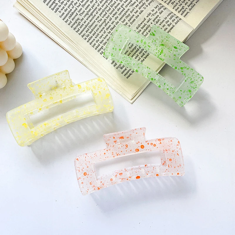 Korean Acrylic Hair Clips Solid Big Hair Claws Elegant Frosted Hairpins Barrette Headwear for Women Girls Hair Accessories Gifts
Korean Acrylic Hair Clips Solid Big Hair Claws Elegant Frosted Hairpins Barrette Headwear for Women Girls Hair Accessories Gifts