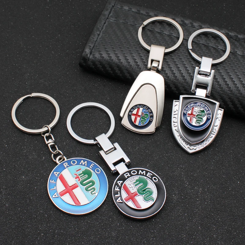 1pcs Metal KeyChain Car Key Rings for Alfa Romeo Giulietta Stelvio Giulia MITO 159 147 156 GT Emblem decoration auto accessories
1pcs Metal KeyChain Car Key Rings for Alfa Romeo Giulietta Stelvio Giulia MITO 159 147 156 GT Emblem decoration auto accessories