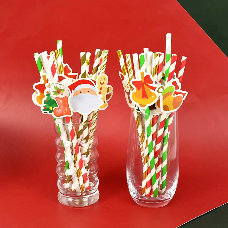 10pcs/lot Christmas Straws Decorations Snowman Xmas Tree Santa Claus Bell Style Paper Straw Holiday Party Juice Drinking Crafts
10pcs/lot Christmas Straws Decorations Snowman Xmas Tree Santa Claus Bell Style Paper Straw Holiday Party Juice Drinking Crafts