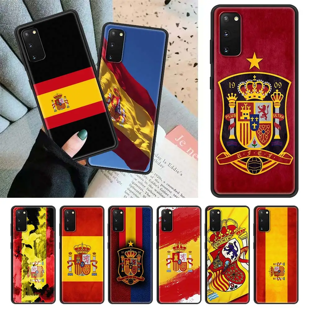 Spanish Spain Flag Case For Samsung Galaxy S21 S20 FE S10 S8 S9 Plus Note 20 Ultra 10 Lite Black Shell Phone Tampa Sac Bags
Spanish Spain Flag Case For Samsung Galaxy S21 S20 FE S10 S8 S9 Plus Note 20 Ultra 10 Lite Black Shell Phone Tampa Sac Bags