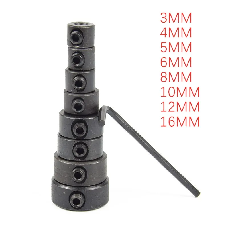 1Pcs 3-16mm Bit Positioner Drill Depth Stop Ring Woodworking Drill Bit Limiter Free Small Wrench Woodworking Tools
1Pcs 3-16mm Bit Positioner Drill Depth Stop Ring Woodworking Drill Bit Limiter Free Small Wrench Woodworking Tools