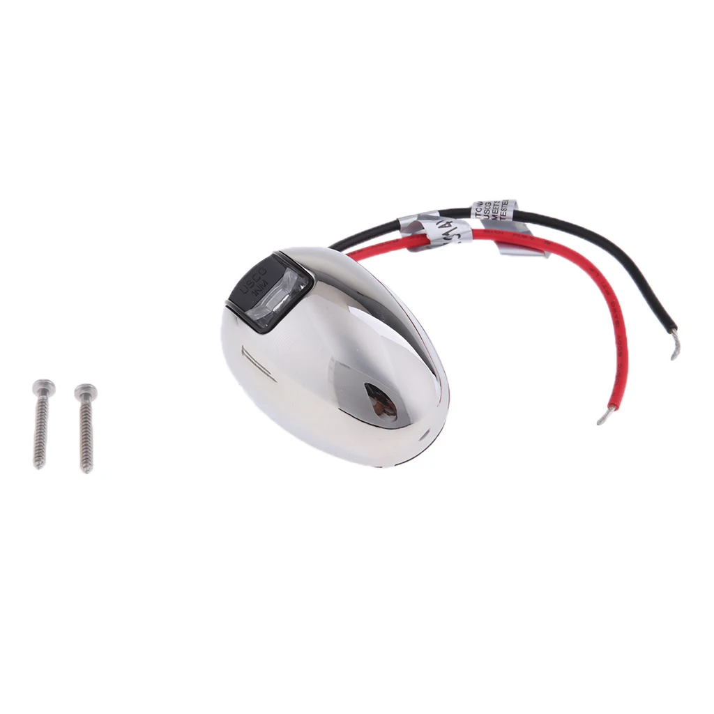 Boat Navigation LED Light 12V Stainless Steel Housing Light Red Sailing Signal Light Bow Light IP67 Boat Accessories Marine
Boat Navigation LED Light 12V Stainless Steel Housing Light Red Sailing Signal Light Bow Light IP67 Boat Accessories Marine