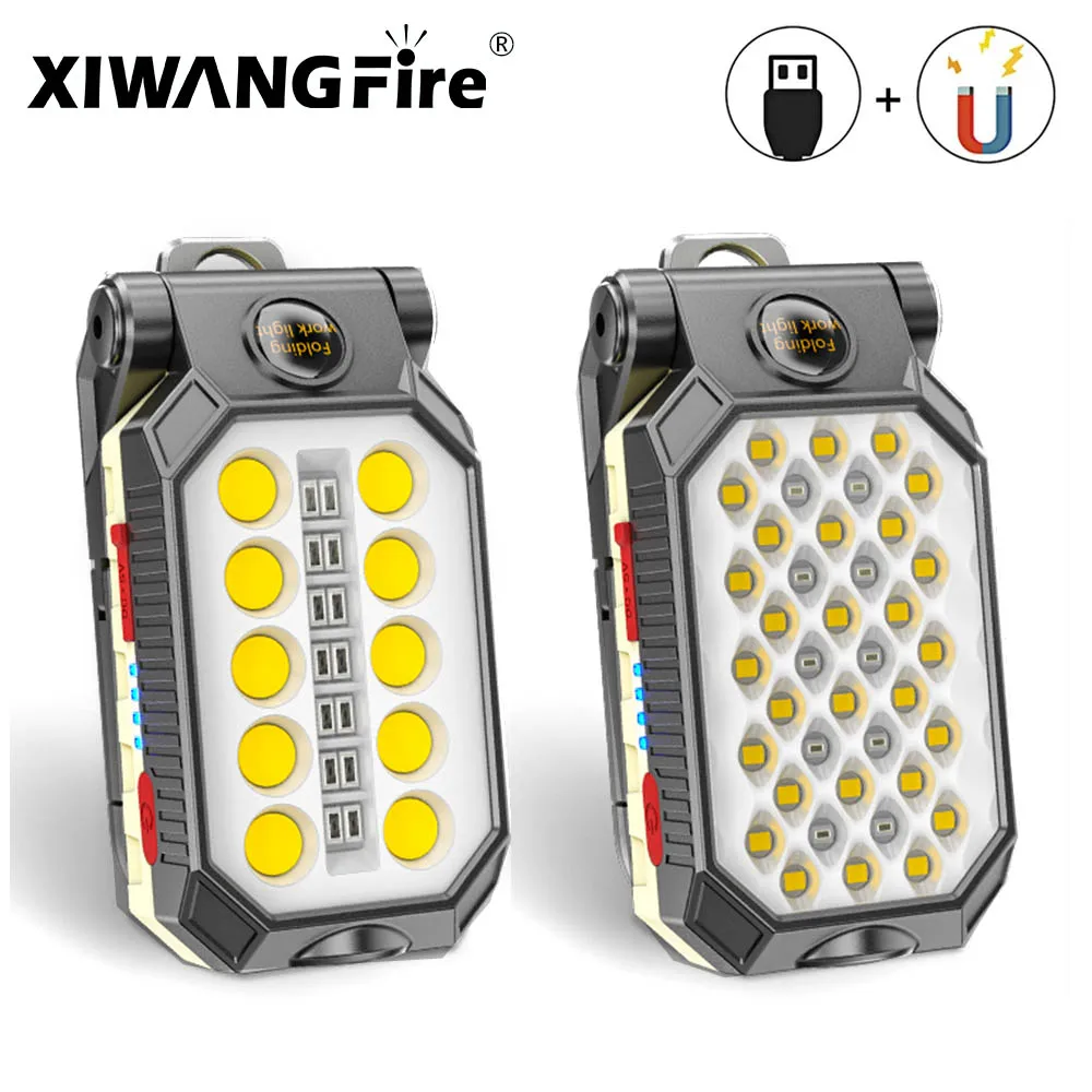 USB Rechargeable Portable LED Flashlight COB Work Light Adjustable Waterproof Camping Lantern Magnet Design ,Built-in Battery
USB Rechargeable Portable LED Flashlight COB Work Light Adjustable Waterproof Camping Lantern Magnet Design ,Built-in Battery