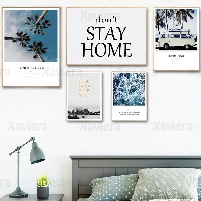 Nordic Travel Posters and Prints Ocean Tropical Landscape Bus Quotes Wall Art Canvas Painting Wall Pictures Living Room Decor
Nordic Travel Posters and Prints Ocean Tropical Landscape Bus Quotes Wall Art Canvas Painting Wall Pictures Living Room Decor
