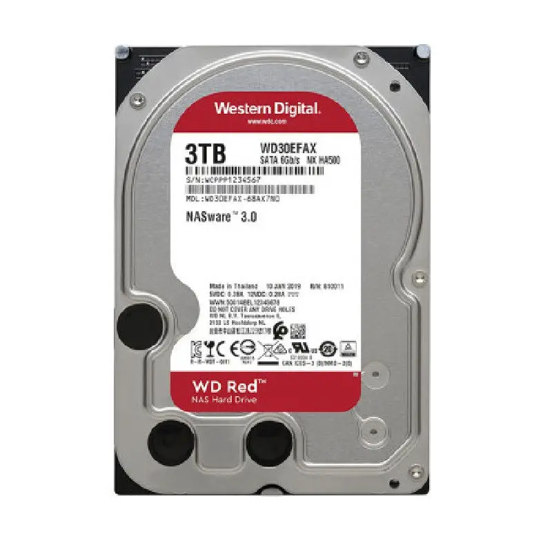 Western Digital WD Red NAS Hard Disk Drive 3TB - 5400 RPM Class SATA 6 GB/S 256 MB Cache 3.5-Inch for Decktop Nas WD30EFAX
Western Digital WD Red NAS Hard Disk Drive 3TB - 5400 RPM Class SATA 6 GB/S 256 MB Cache 3.5-Inch for Decktop Nas WD30EFAX