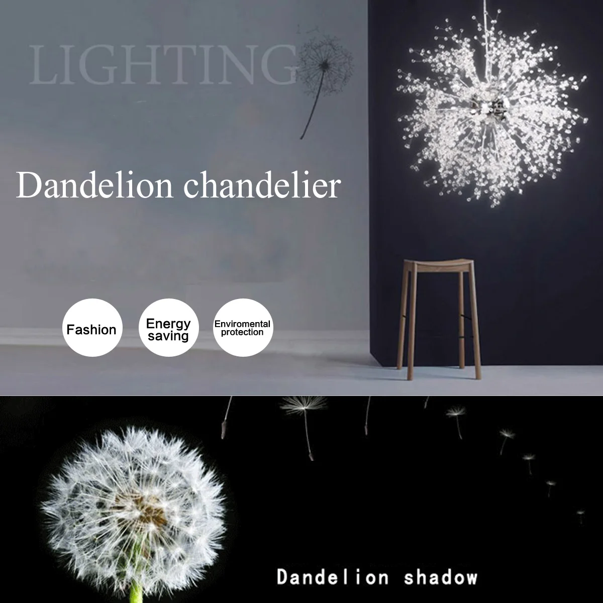 Dandelion Chandelier Crystal Beads Lamp Pendant for Restaurant Cafe Decoration LED Lighting Chandeliers Modern Hanging Lights
Dandelion Chandelier Crystal Beads Lamp Pendant for Restaurant Cafe Decoration LED Lighting Chandeliers Modern Hanging Lights