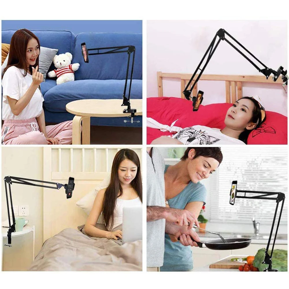 Extendable Desktop Clamp Suspension Boom Scissor Arm Stand Holder with Table Mounting Clamp for Ring Light Webcam Tiktok Live
Extendable Desktop Clamp Suspension Boom Scissor Arm Stand Holder with Table Mounting Clamp for Ring Light Webcam Tiktok Live