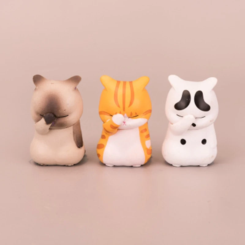 ZOCDOU 1 Piece Cute Face Cat Statue Little Figurine Crafts Figure Ornament Miniatures 
ZOCDOU 1 Piece Cute Face Cat Statue Little Figurine Crafts Figure Ornament Miniatures