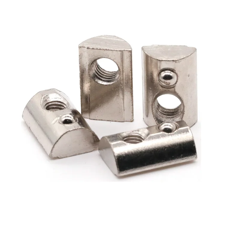 Nickel plating Elastic nut Shrapnel ball nut block 20-30-40-45 aluminum profile fitting M3M4M5M6M8M10
Nickel plating Elastic nut Shrapnel ball nut block 20-30-40-45 aluminum profile fitting M3M4M5M6M8M10