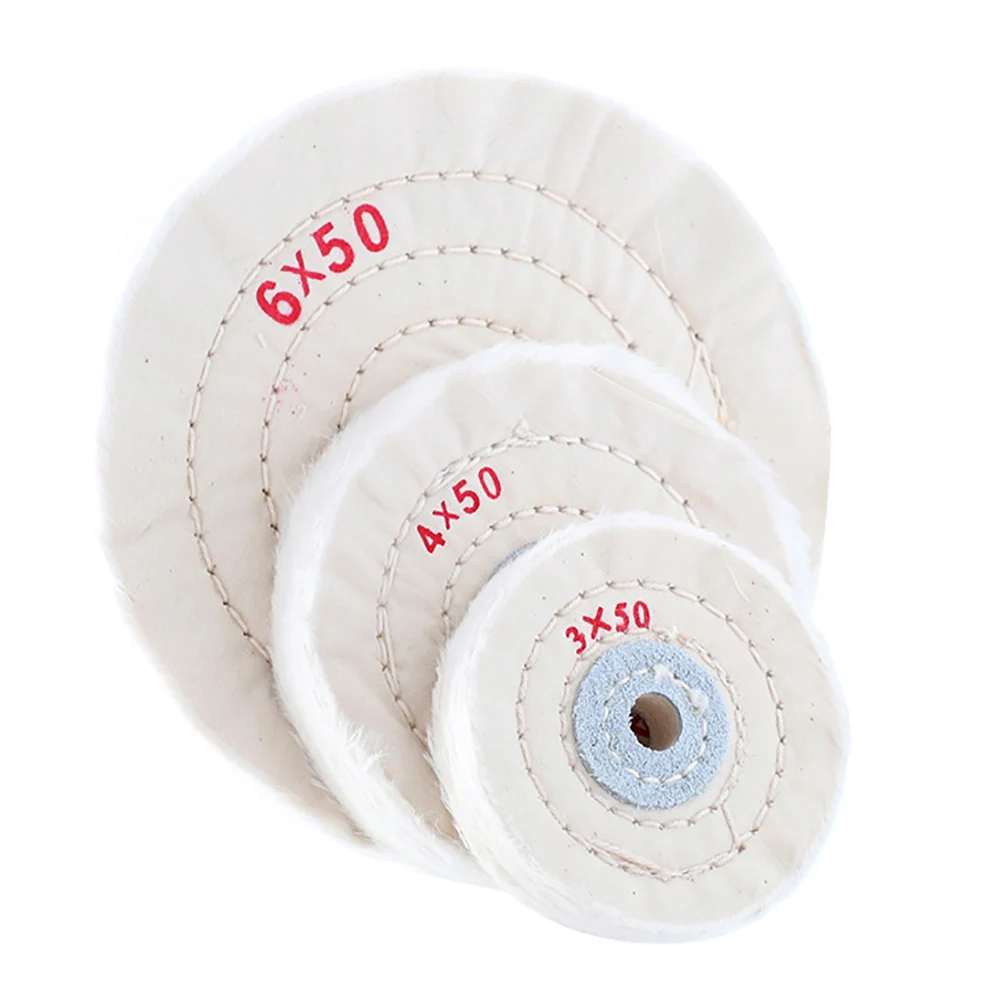 3pcs Polishing Wheel for Bench Grinder Buffing Wheel for Buffer Polisher with Arbor Hole 
3pcs Polishing Wheel for Bench Grinder Buffing Wheel for Buffer Polisher with Arbor Hole