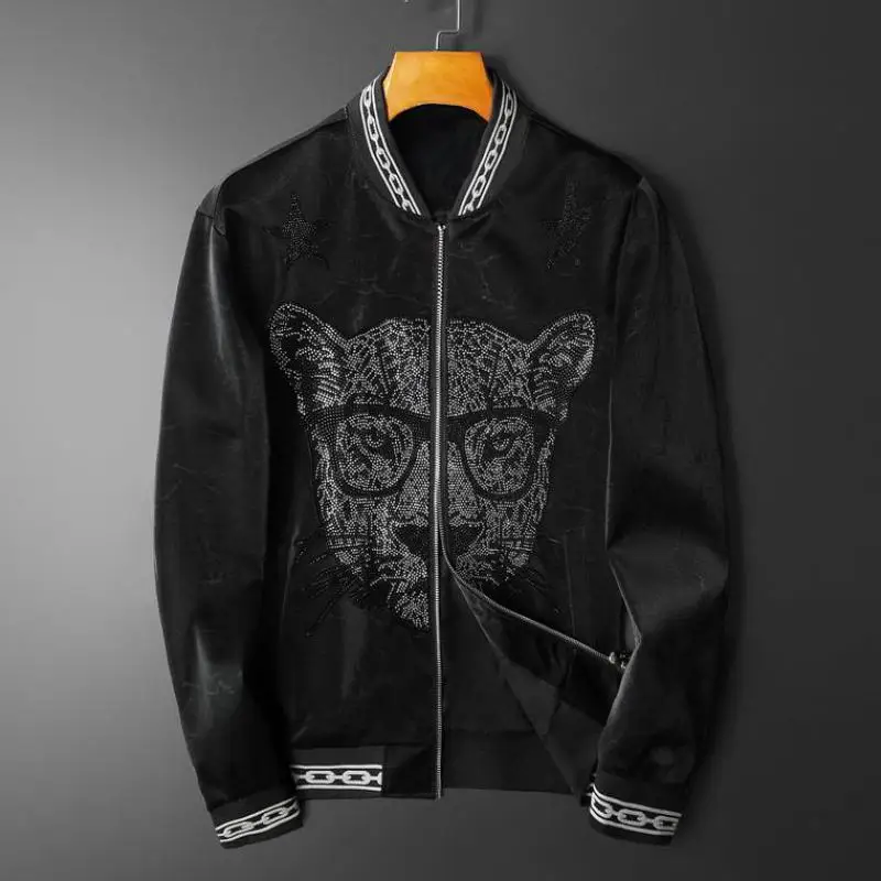 Minglu Autumn Winter Male Jackets Luxury Suede Leather Baseball Mens Jackets And Coats Fashion Slim Fit Diamond Man Coats 4XL
Minglu Autumn Winter Male Jackets Luxury Suede Leather Baseball Mens Jackets And Coats Fashion Slim Fit Diamond Man Coats 4XL