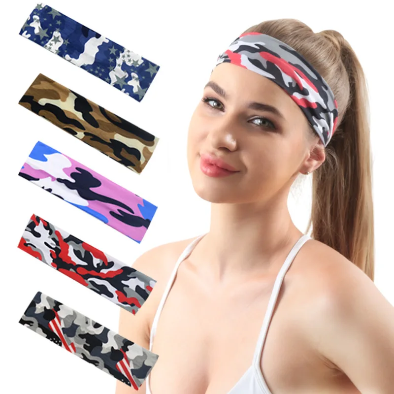 New Popular Camouflage Elastic Sports Headband Yoga Hip-hop Headband Men and Women Running Fitness Antiperspirant Headband
New Popular Camouflage Elastic Sports Headband Yoga Hip-hop Headband Men and Women Running Fitness Antiperspirant Headband