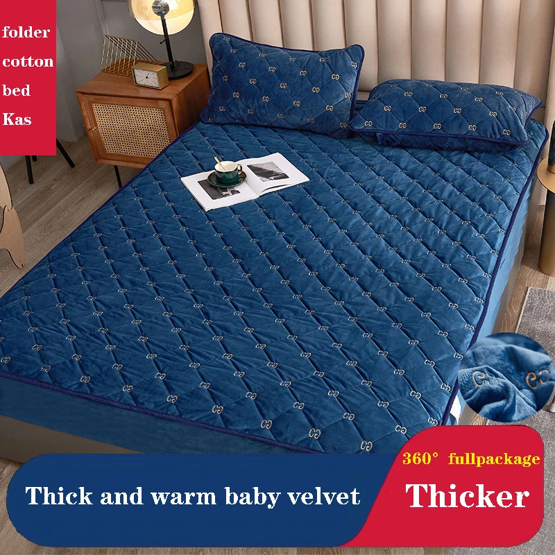 1 Piece of New Product Bed Sheet Coral Velvet Mattress Protection Cover Solid Color Seam Thick Soft Bed Protection Cover Bedding
1 Piece of New Product Bed Sheet Coral Velvet Mattress Protection Cover Solid Color Seam Thick Soft Bed Protection Cover Bedding