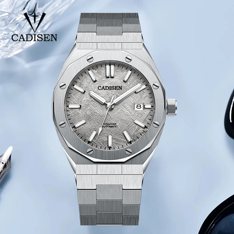2021 New CADISEN 42mm Men's Watch Top Brand Royal Oak Meteorite White Dial NH35A Movement Automatic Mechanical Watches for Men 
2021 New CADISEN 42mm Men's Watch Top Brand Royal Oak Meteorite White Dial NH35A Movement Automatic Mechanical Watches for Men