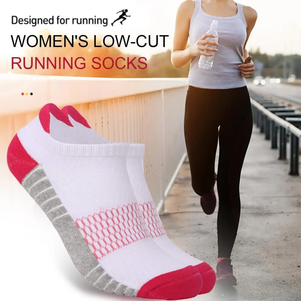 6 Pairs Ankle Running Socks Breathable Elastic Cotton Low Cut Cushioned Tab Socks Women's Low-cut Running Socks for Sports
6 Pairs Ankle Running Socks Breathable Elastic Cotton Low Cut Cushioned Tab Socks Women's Low-cut Running Socks for Sports